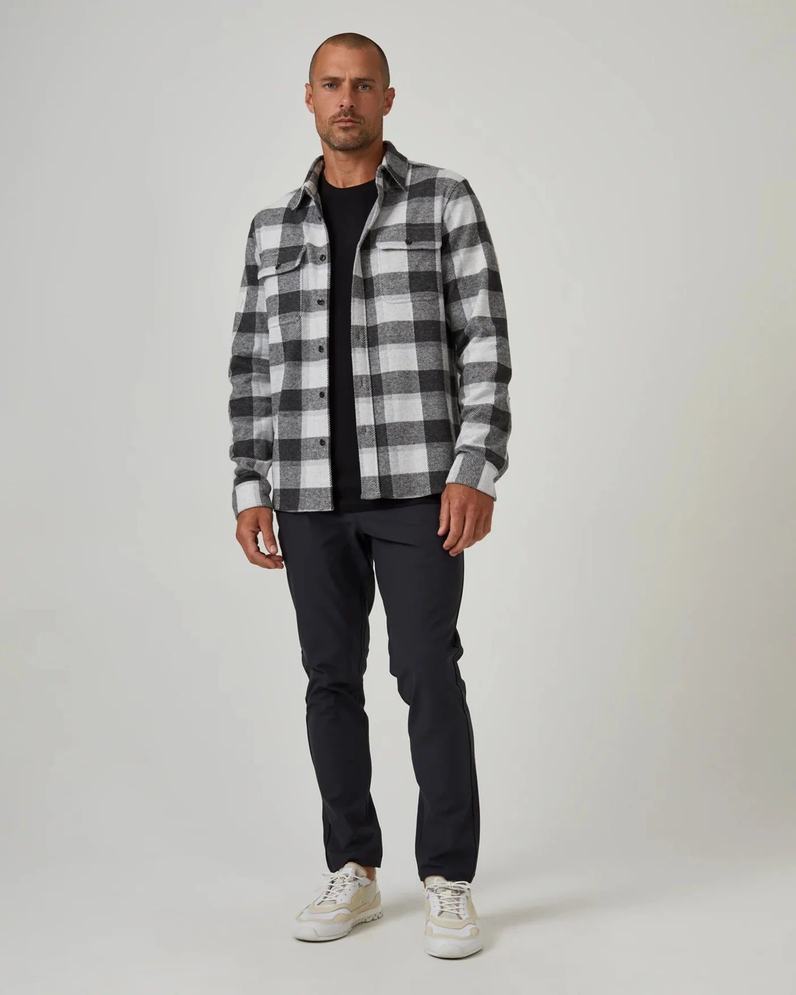 7 Diamonds Infinity Chino Slim Fit In Charcoal