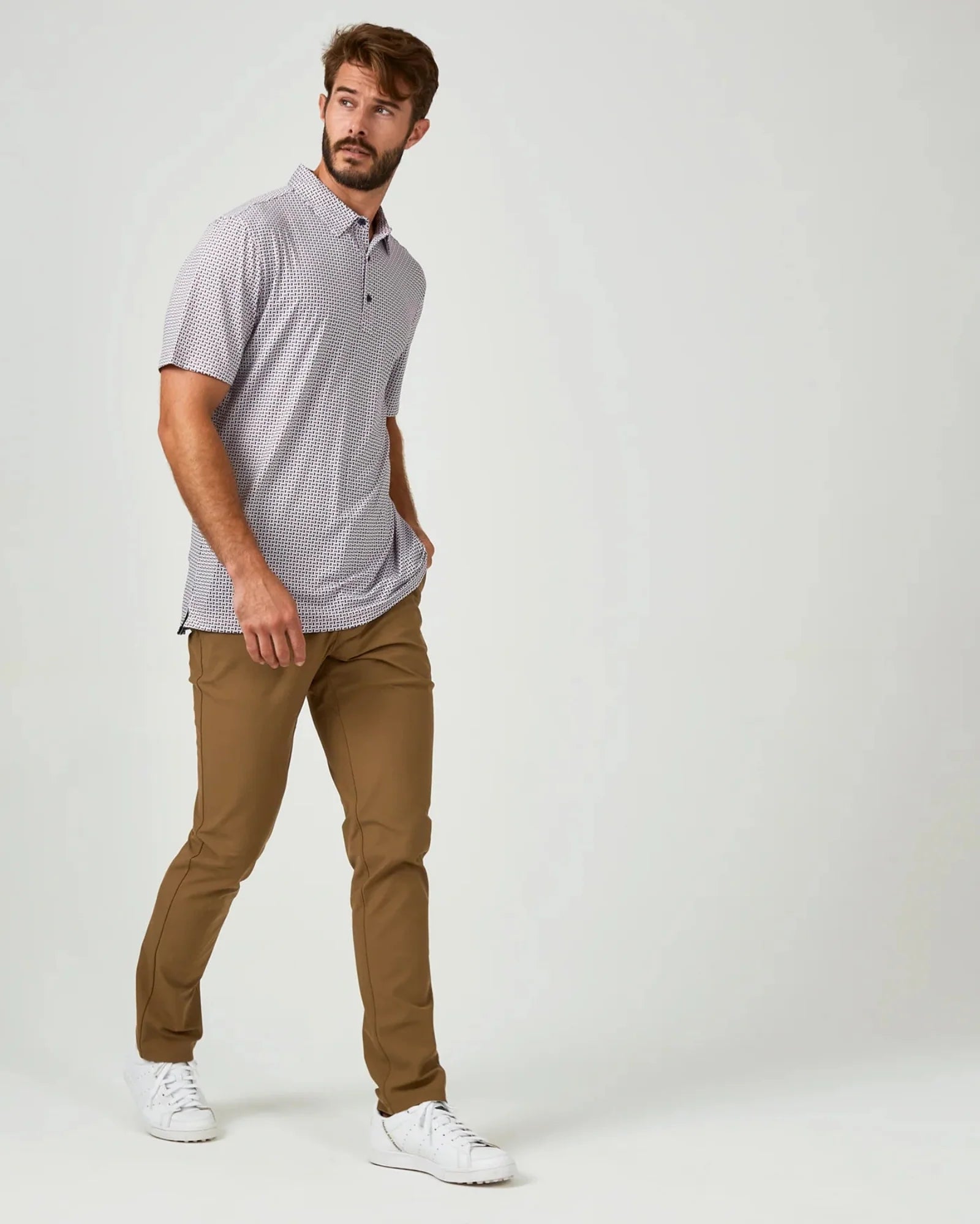 7 Diamonds Infinity Chino Slim Fit In Tan