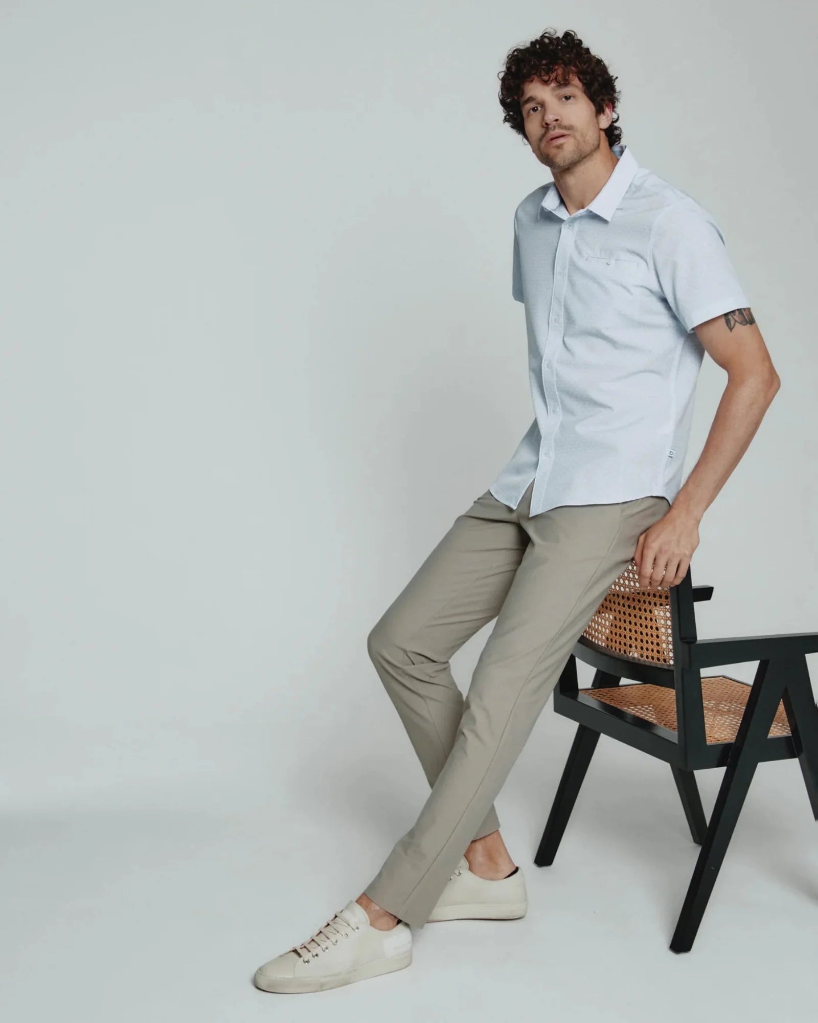 7 Diamonds Infinity Chino Slim Fit In Taupe