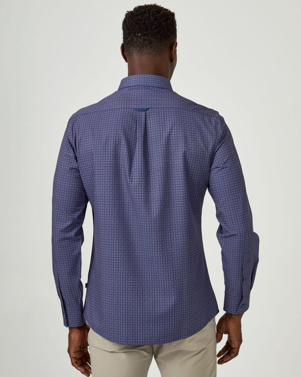 -Rainwater's -7 Diamonds - Button Up Sport Shirts - 7 Diamonds faro Long Sleeve Shirt In Navy -