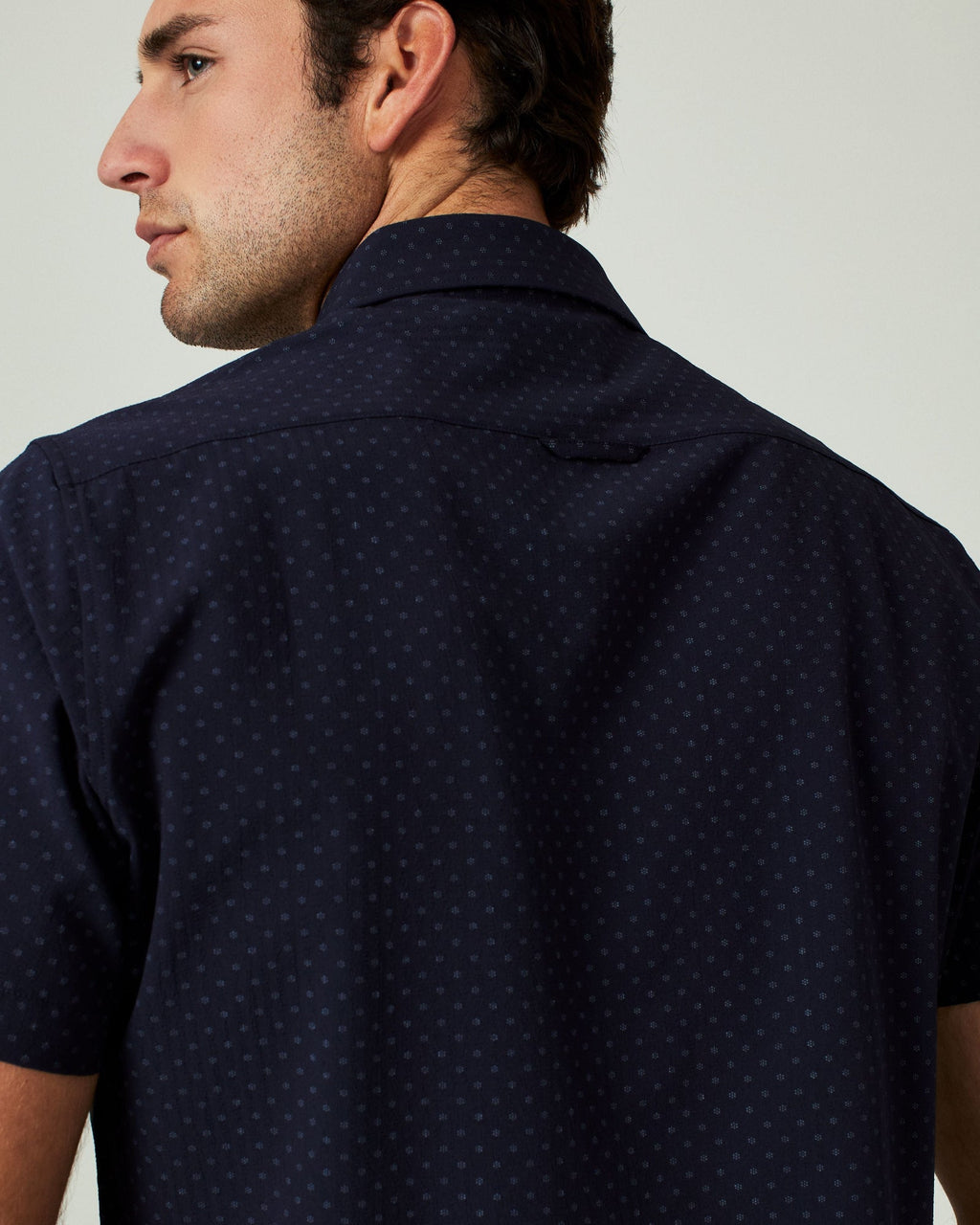 7 Diamonds Hana Short Sleeve Shirt In Navy