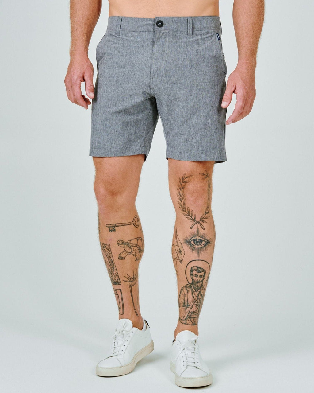 7 Diamonds Aeroplane 7" Short In Grey
