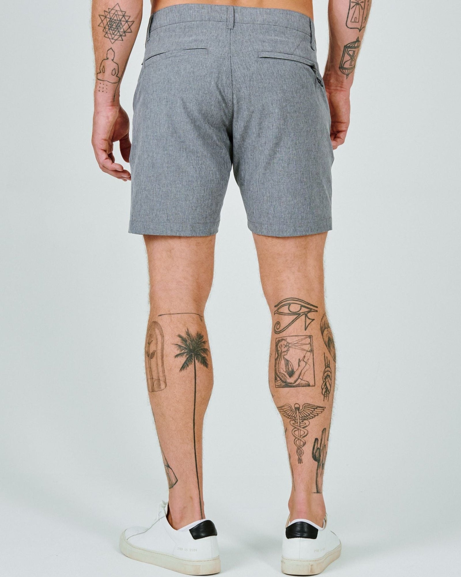 7 Diamonds Aeroplane 7" Short In Grey