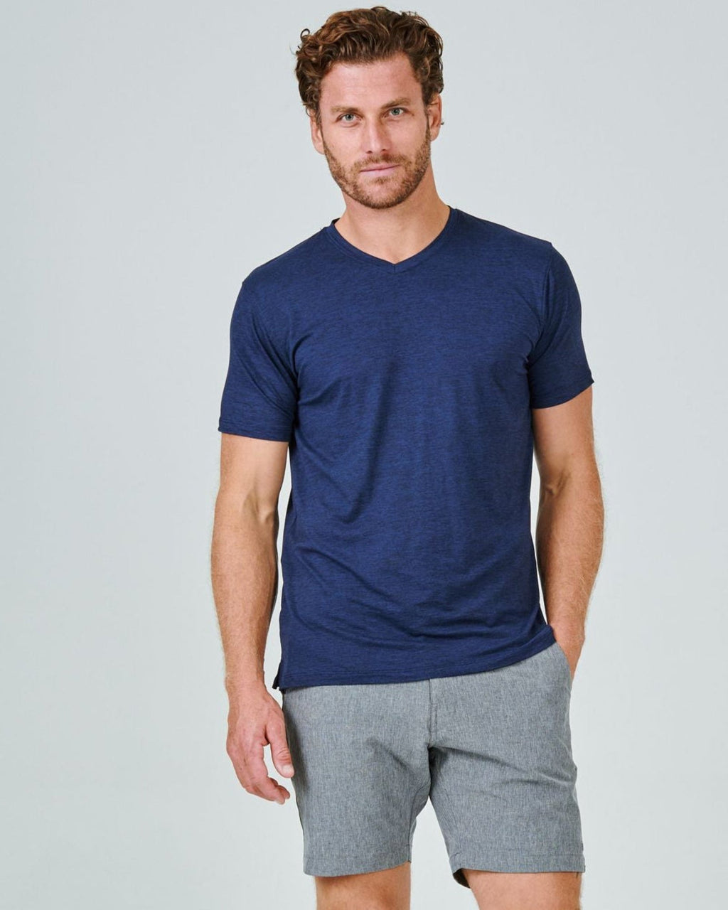 7 Diamonds Aeroplane 7" Short In Grey