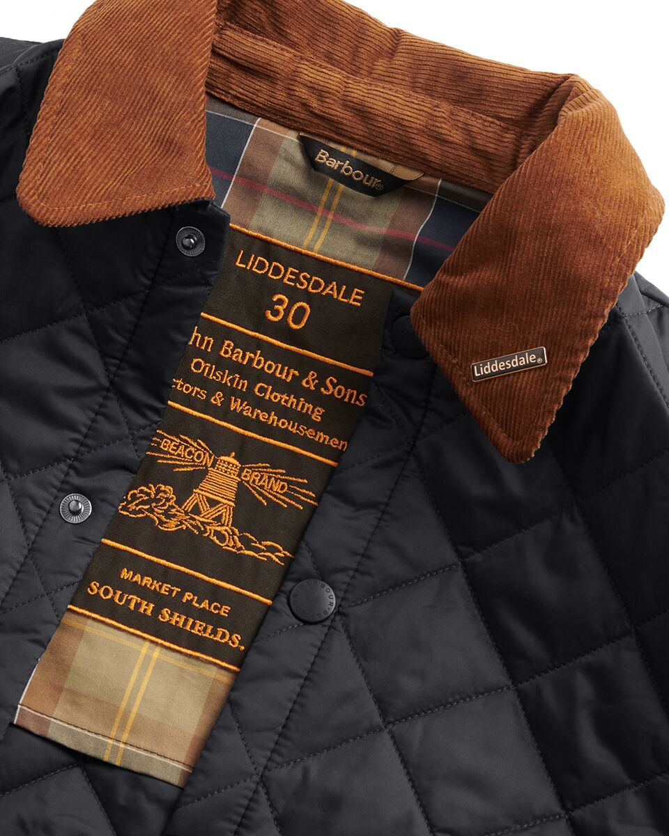 Barbour Liddesdale 30th Anniversary Quilted Jacket In Navy