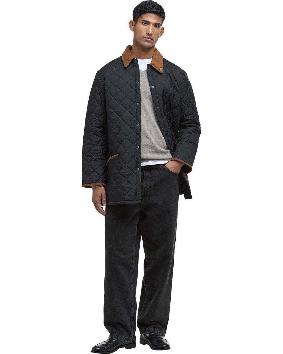 Barbour Liddesdale 30th Anniversary Quilted Jacket In Navy
