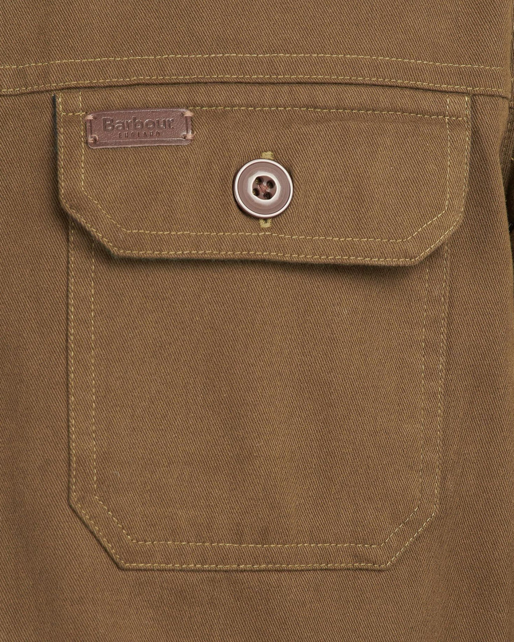 Barbour Catbell Overshirt in Dark Olive