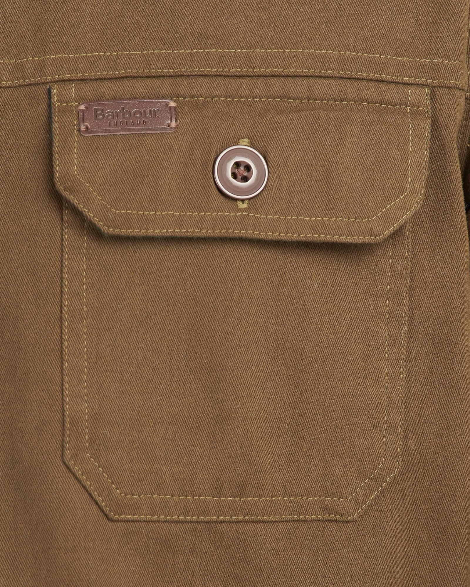 Barbour Catbell Overshirt in Dark Olive
