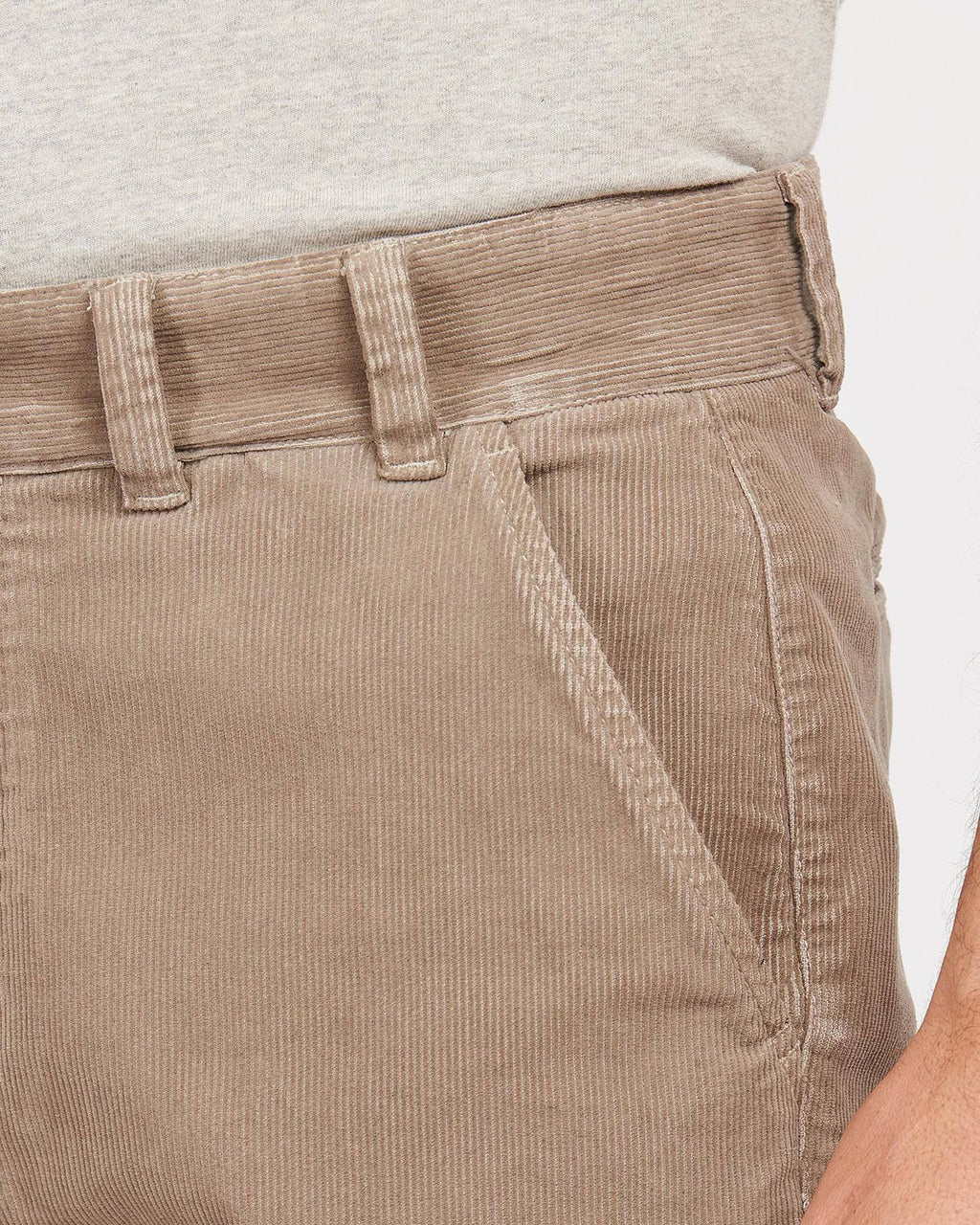 Barbour Neuston Stretch Corduroy Trousers In Mid Grey - Rainwater's Men's Clothing and Tuxedo Rental