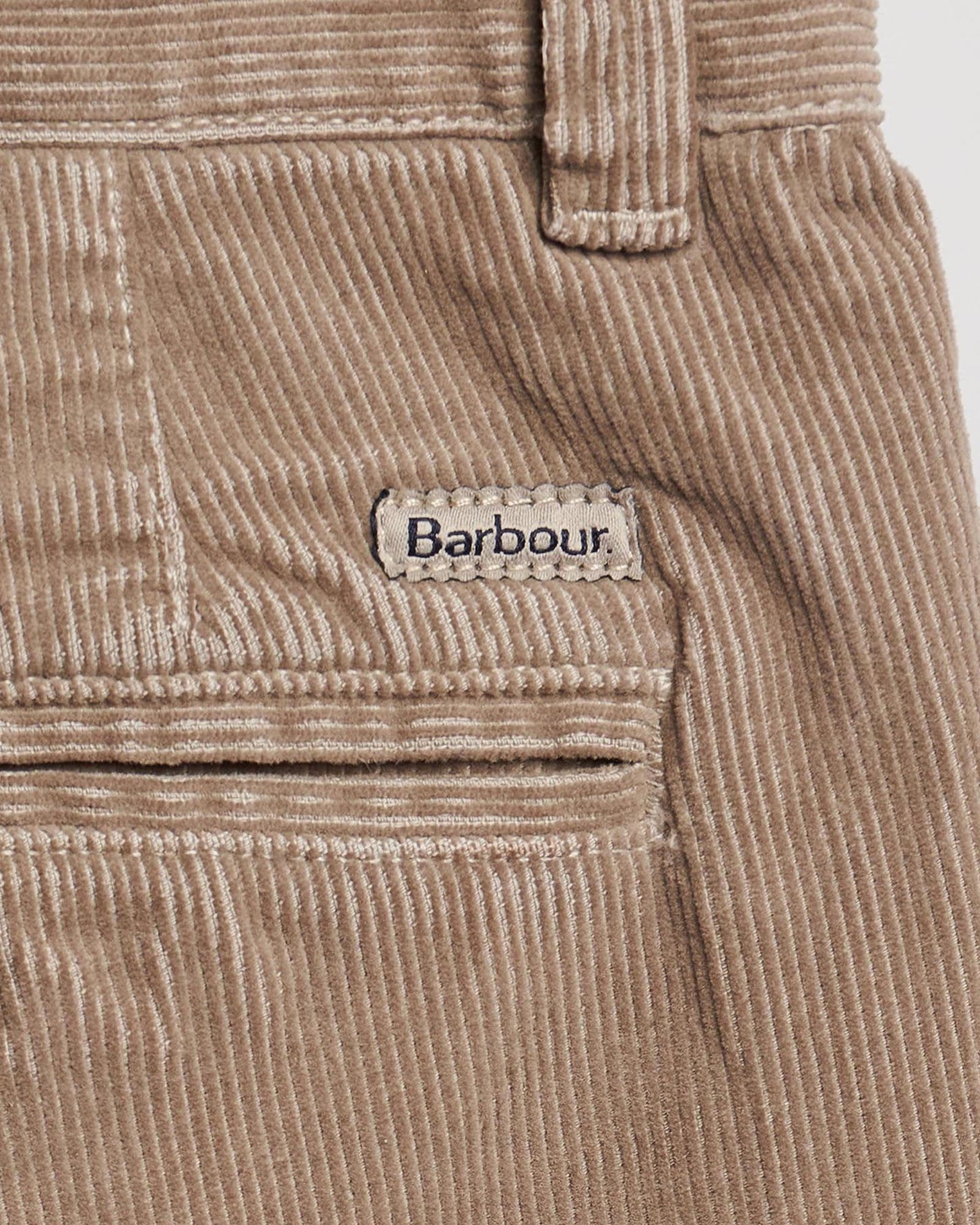 Barbour Neuston Stretch Corduroy Trousers In Mid Grey - Rainwater's Men's Clothing and Tuxedo Rental