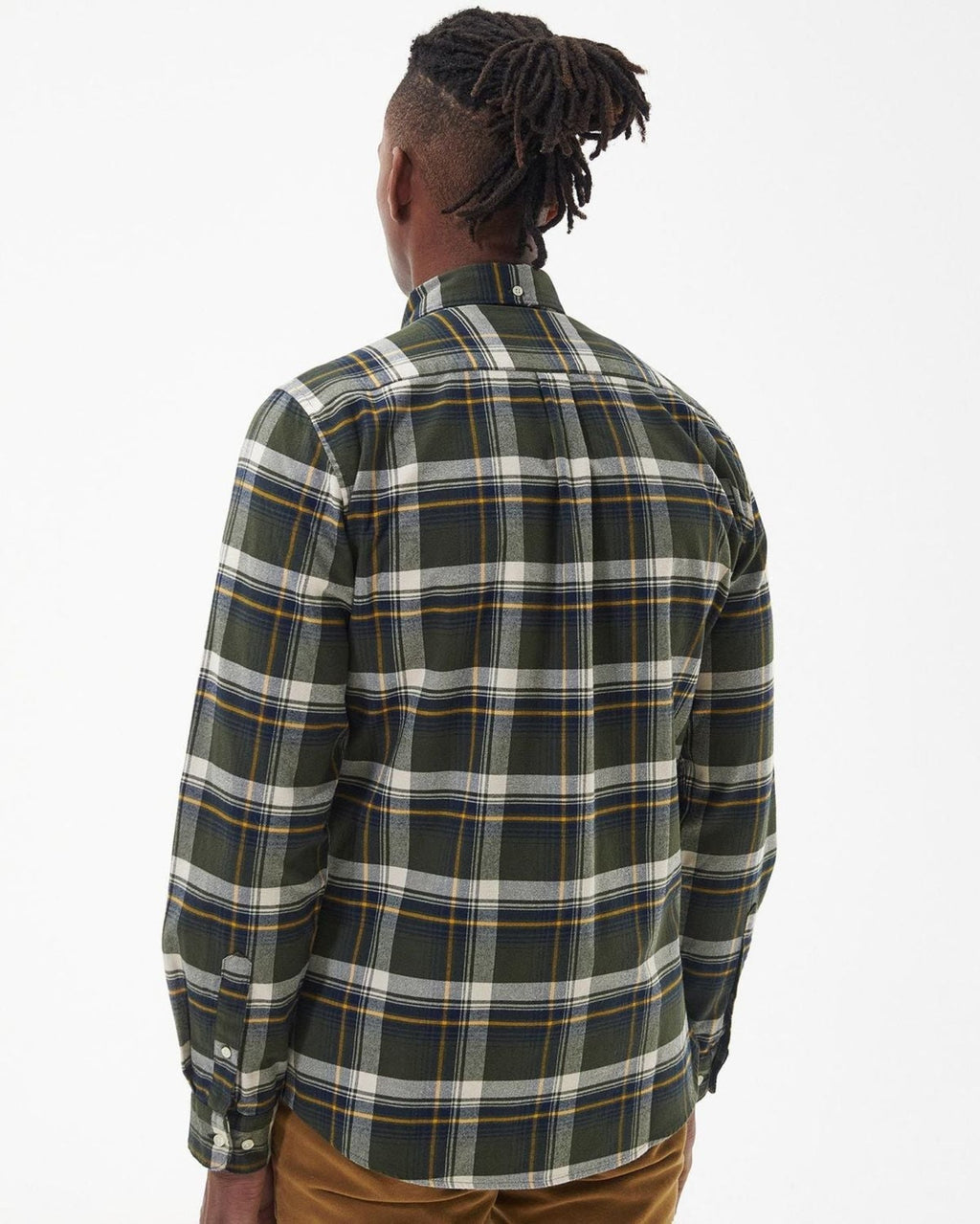 -Rainwater's -Barbour - Button Up Sport Shirts - Barbour Shieldton Tailored Shirt in Olive -