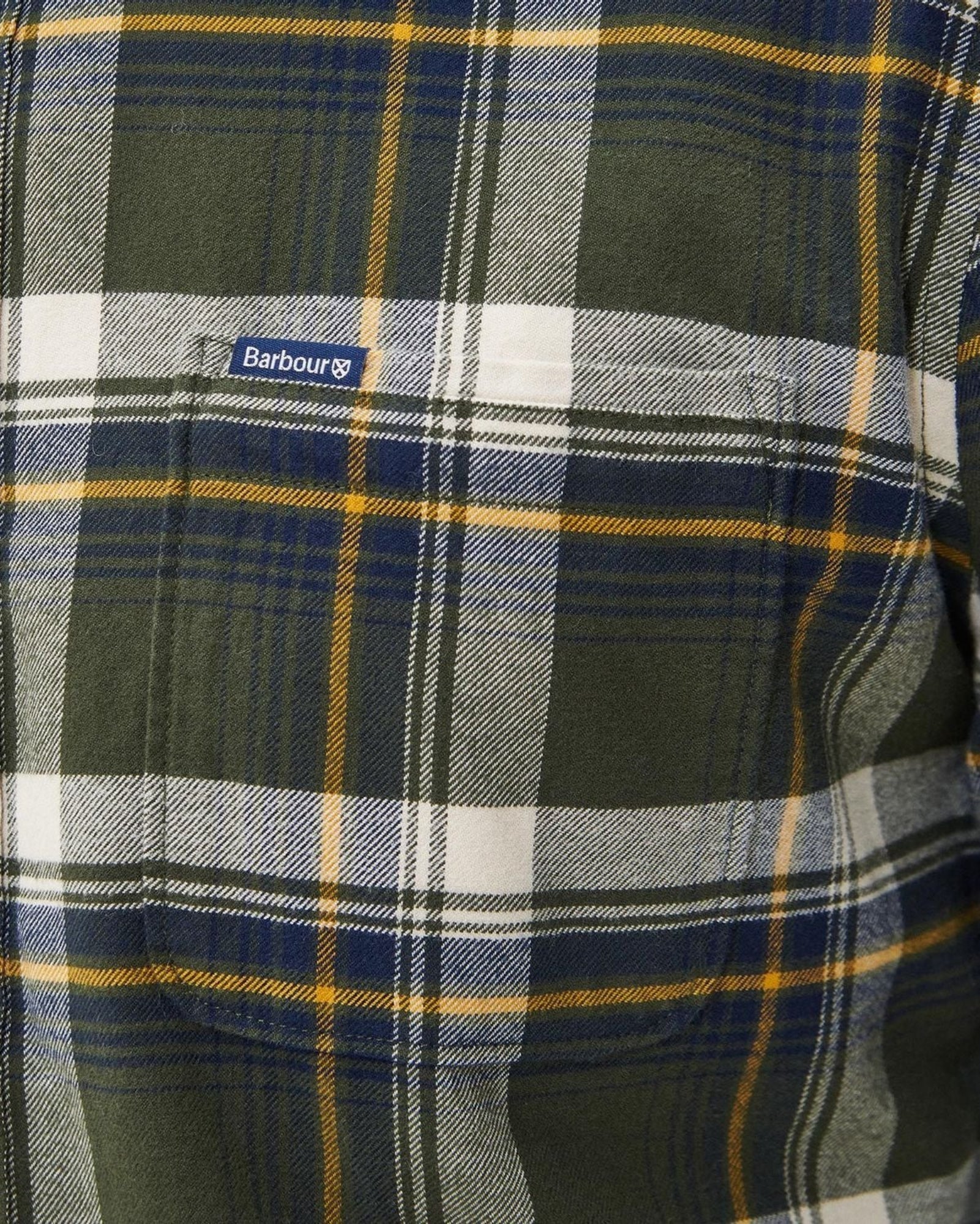 -Rainwater's -Barbour - Button Up Sport Shirts - Barbour Shieldton Tailored Shirt in Olive -