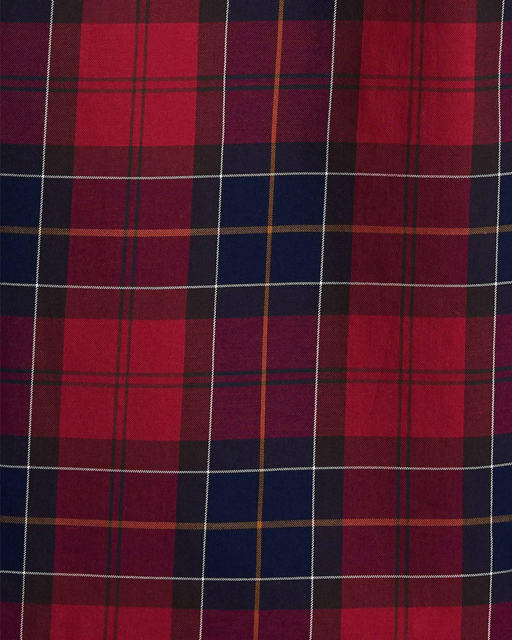 Barbour Wetheram Red Tartan Plaid Button Down Collar Shirt in Tailored Fit - Rainwater's Men's Clothing and Tuxedo Rental