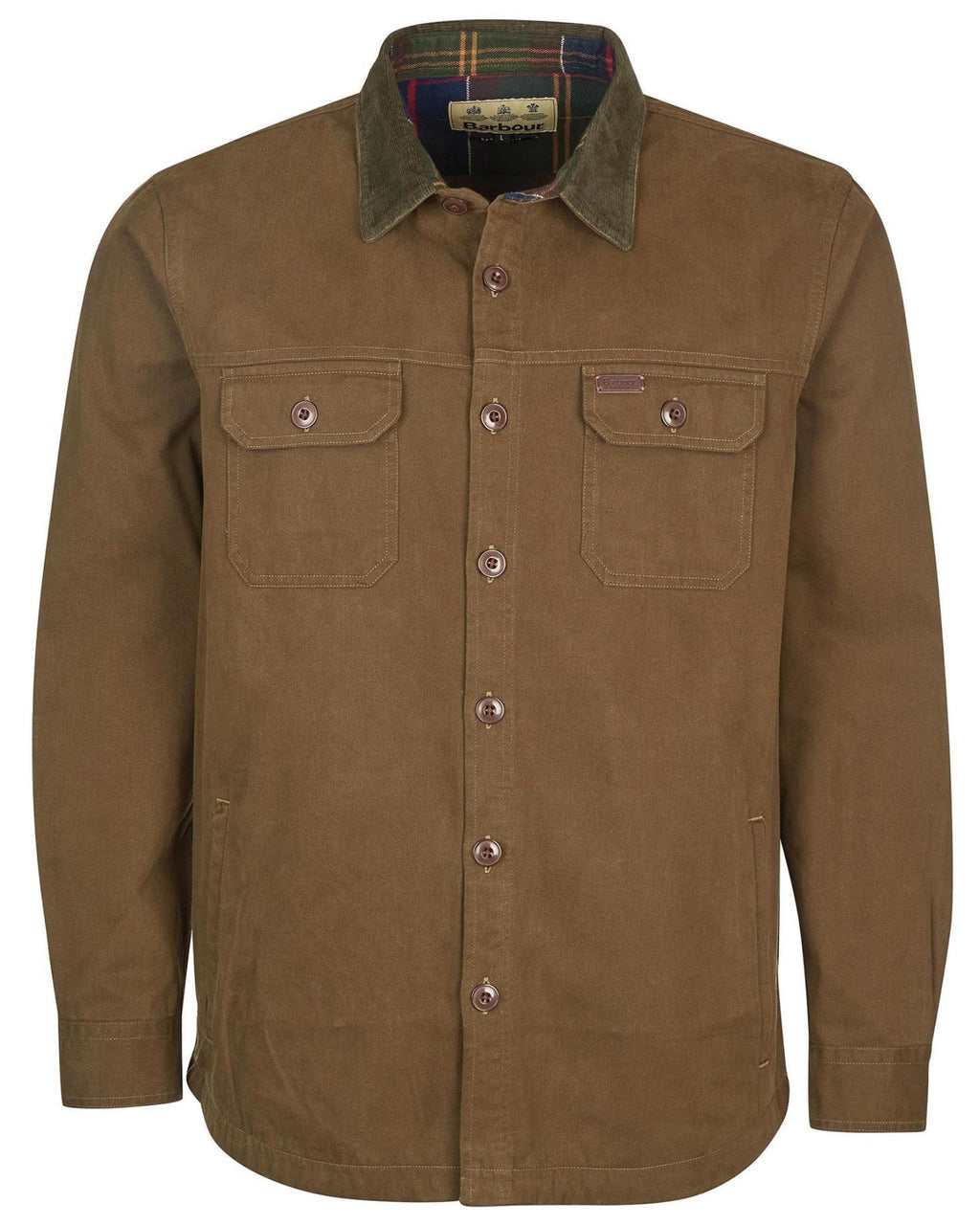 Barbour Catbell Overshirt in Dark Olive
