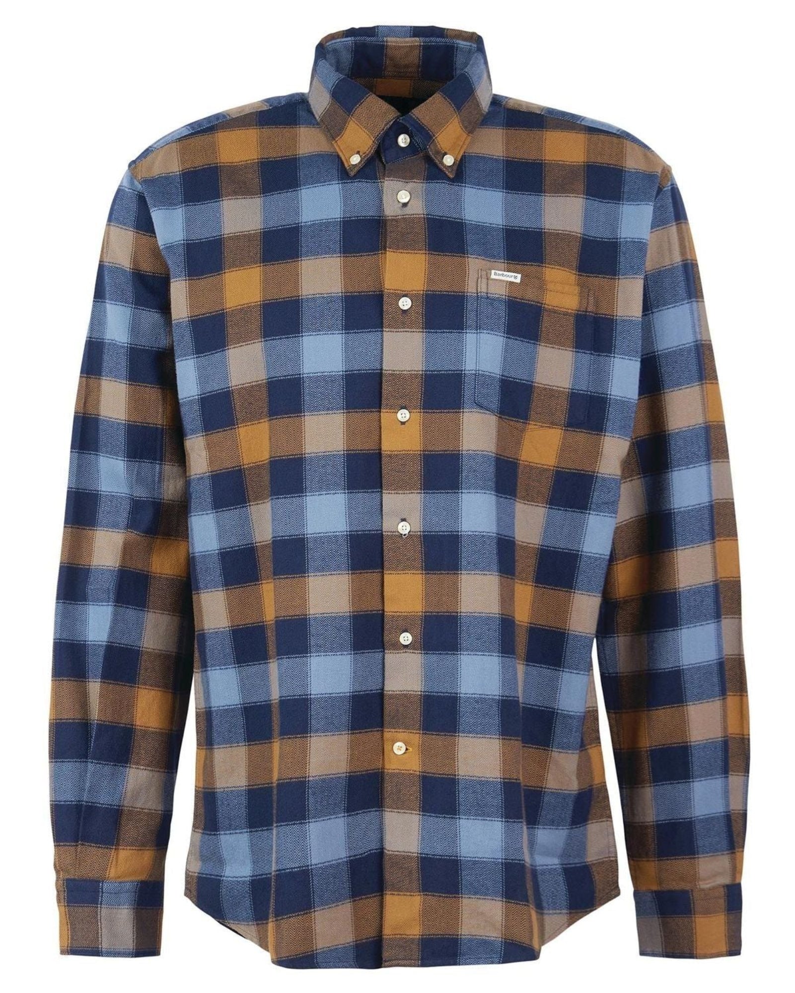 -Rainwater's -Barbour - Button Up Sport Shirts - Barbour Damfield Tailored Shirt in Navy -