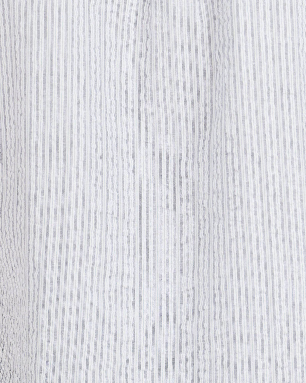 Barbour Seer 10 Inky Blue and White Seersucker Stripe Short Sleeve Button Down Collar Tailored Fit Shirt - Rainwater's Men's Clothing and Tuxedo Rental