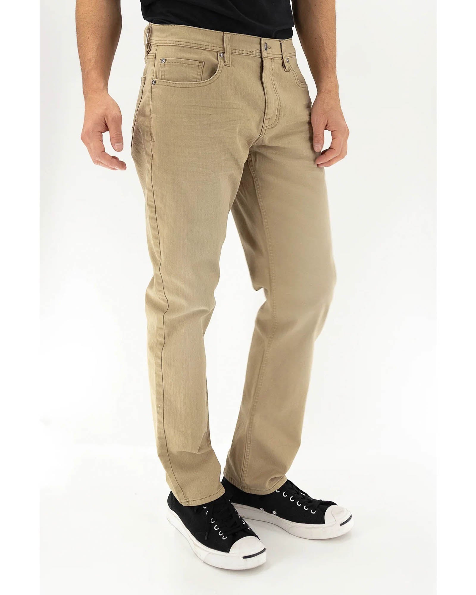 Devil Dog Jeans Athletic Jean In Wheat