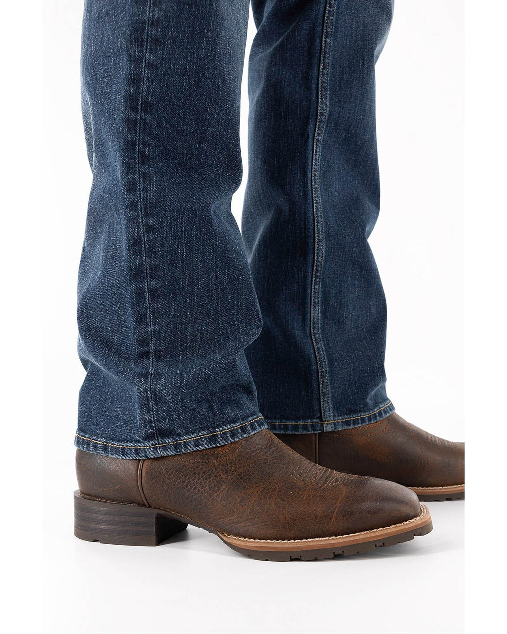 Devil Dog Jeans Clayton Bootcut Jean In Med Dark Denim