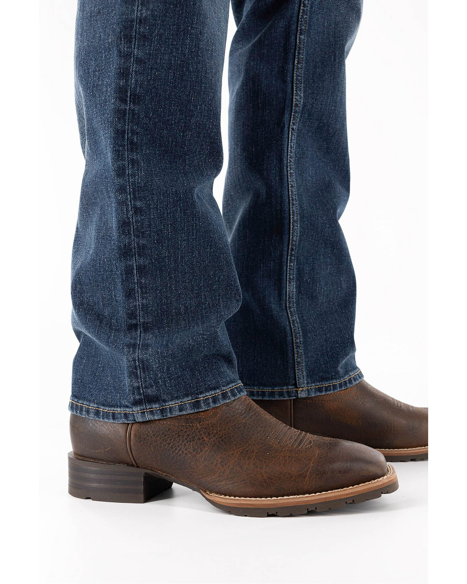 Devil Dog Jeans Clayton Bootcut Jean In Med Dark Denim