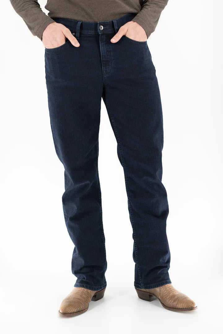 Devil Dog Jeans Carvers Creek Bootcut Jean In Dark Denim