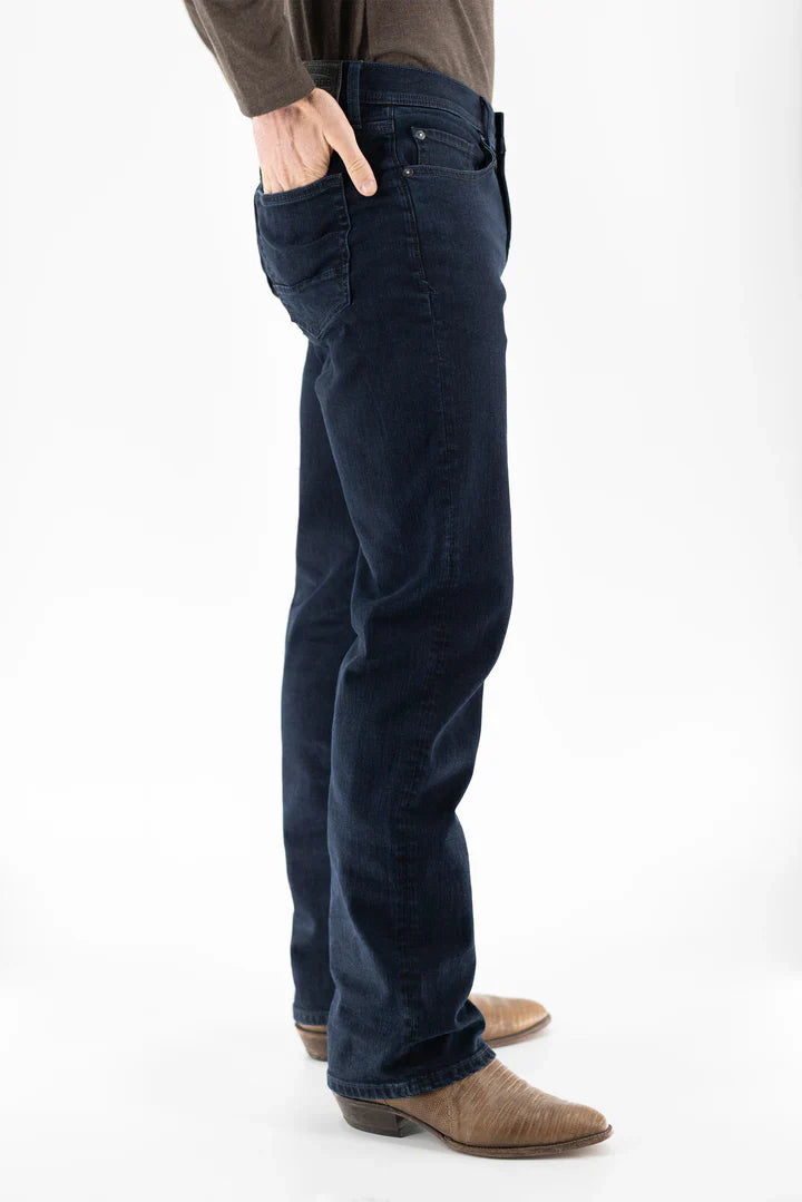 Devil Dog Jeans Carvers Creek Bootcut Jean In Dark Denim