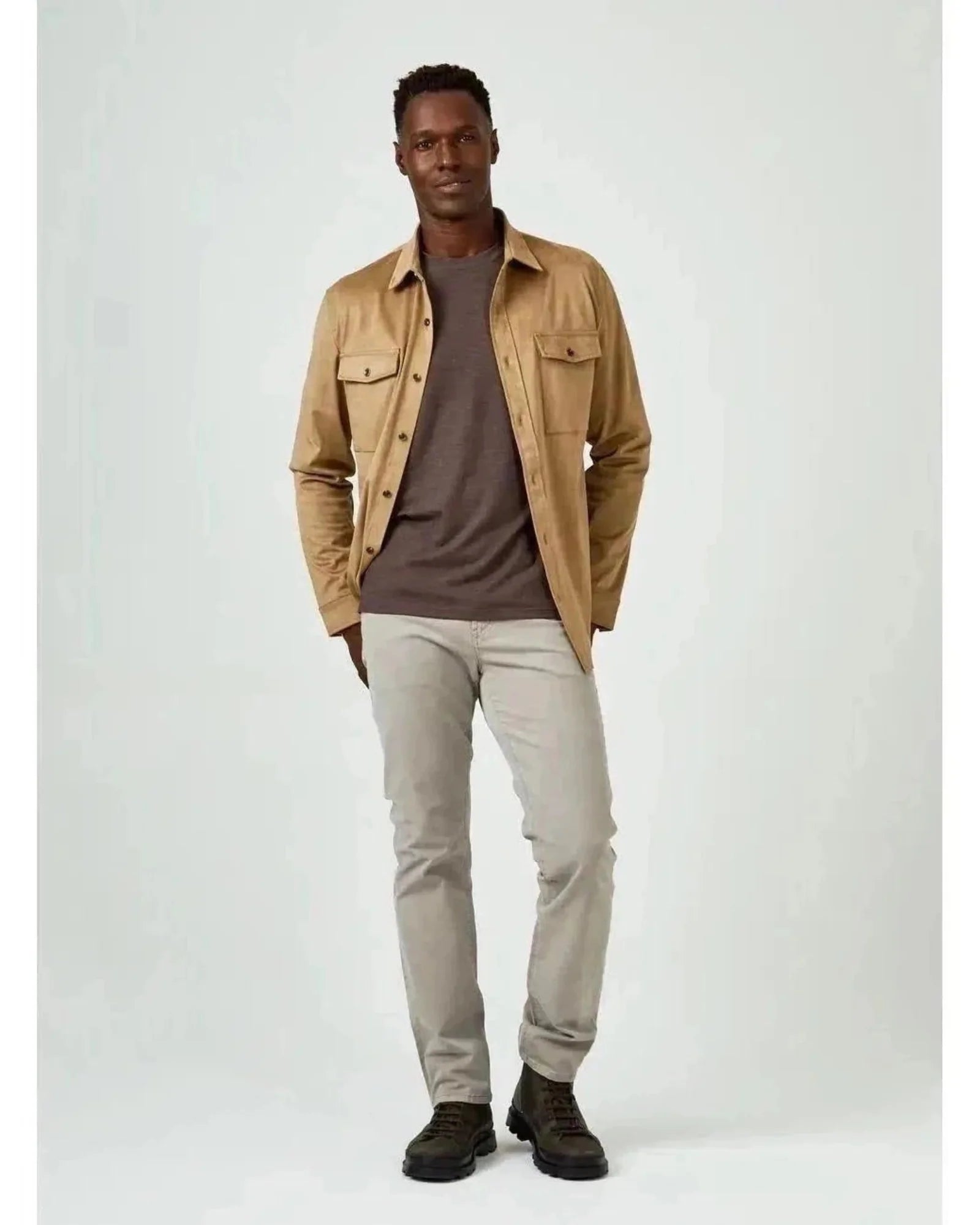 -Rainwater's -7 Diamonds - Sport Shirts - 7 Diamonds Country Roads Shirt Jacket In Oat -