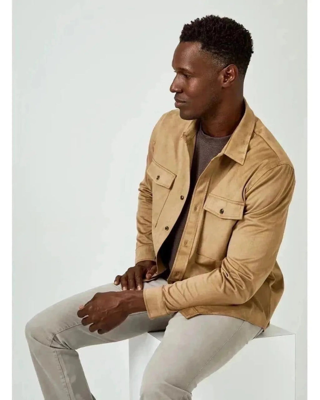 -Rainwater's -7 Diamonds - Sport Shirts - 7 Diamonds Country Roads Shirt Jacket In Oat -