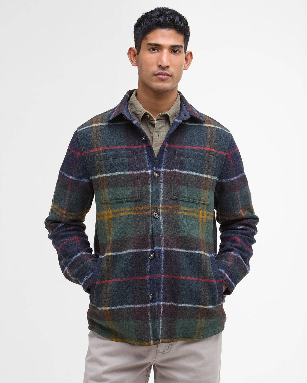Barbour Chapter Check Overshirt in Classic Tartan