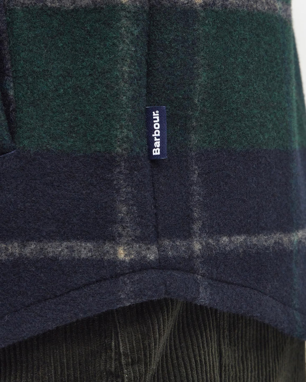 Barbour Chapter Overshirt Jacket in Green Loch Tartan