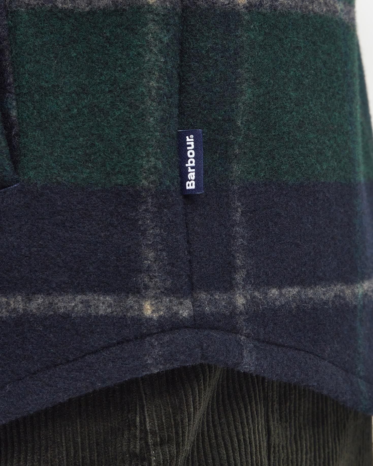 Barbour Chapter Overshirt Jacket in Green Loch Tartan