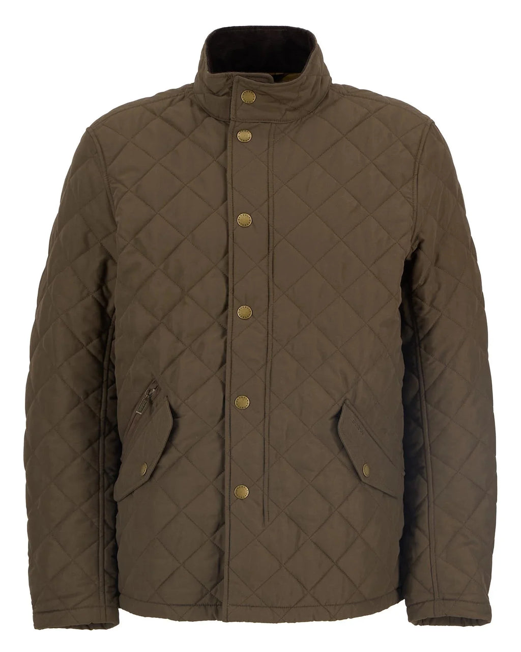 Barbour Shoveler Quilted Jacket In Dark Olive