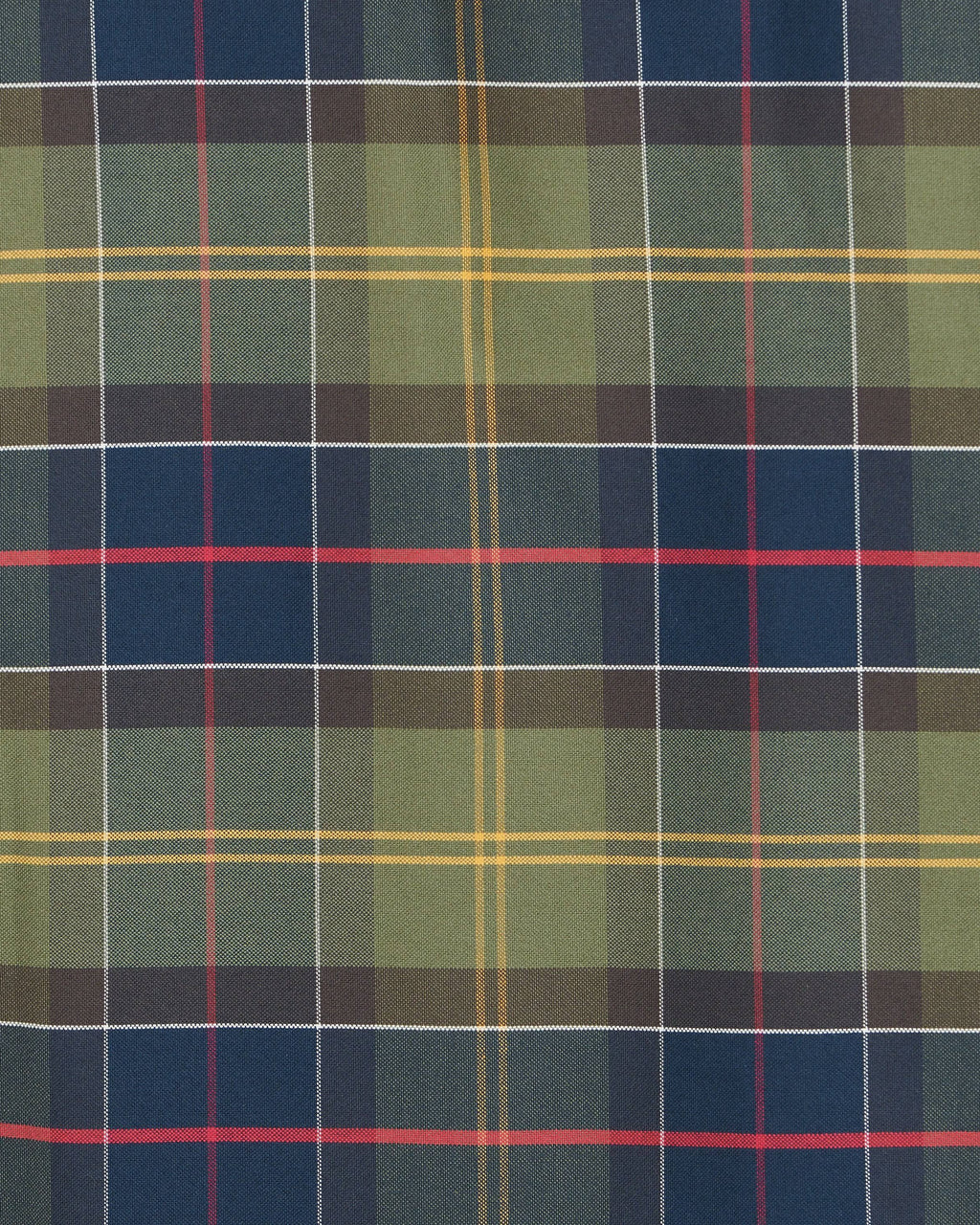 Barbour Fulton Coolmax Performance Buttondown Collar Shirt In Classic Olive Plaid - Rainwater's Men's Clothing and Tuxedo Rental