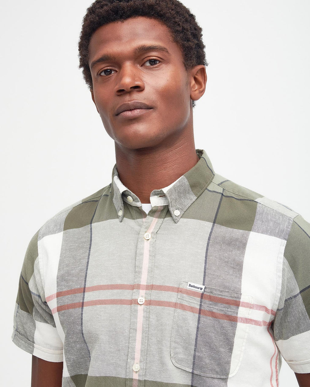 Barbour Douglas Short-Sleeve Button Down Collar Tailored Shirt