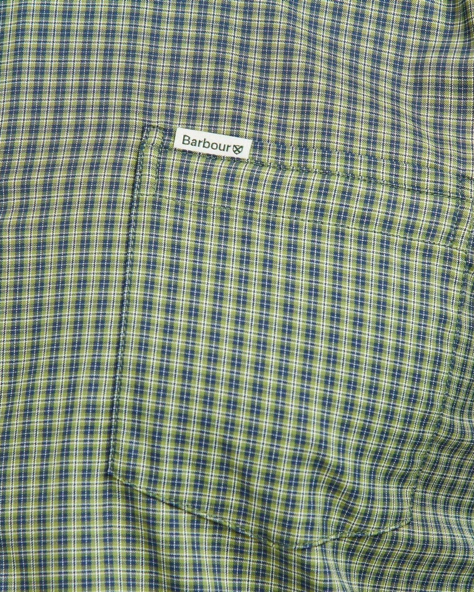 -Rainwater's -Barbour - Sport Shirt - Barbour Grove Long-Sleeved Tailored Button-down Performance Shirt in Olive -