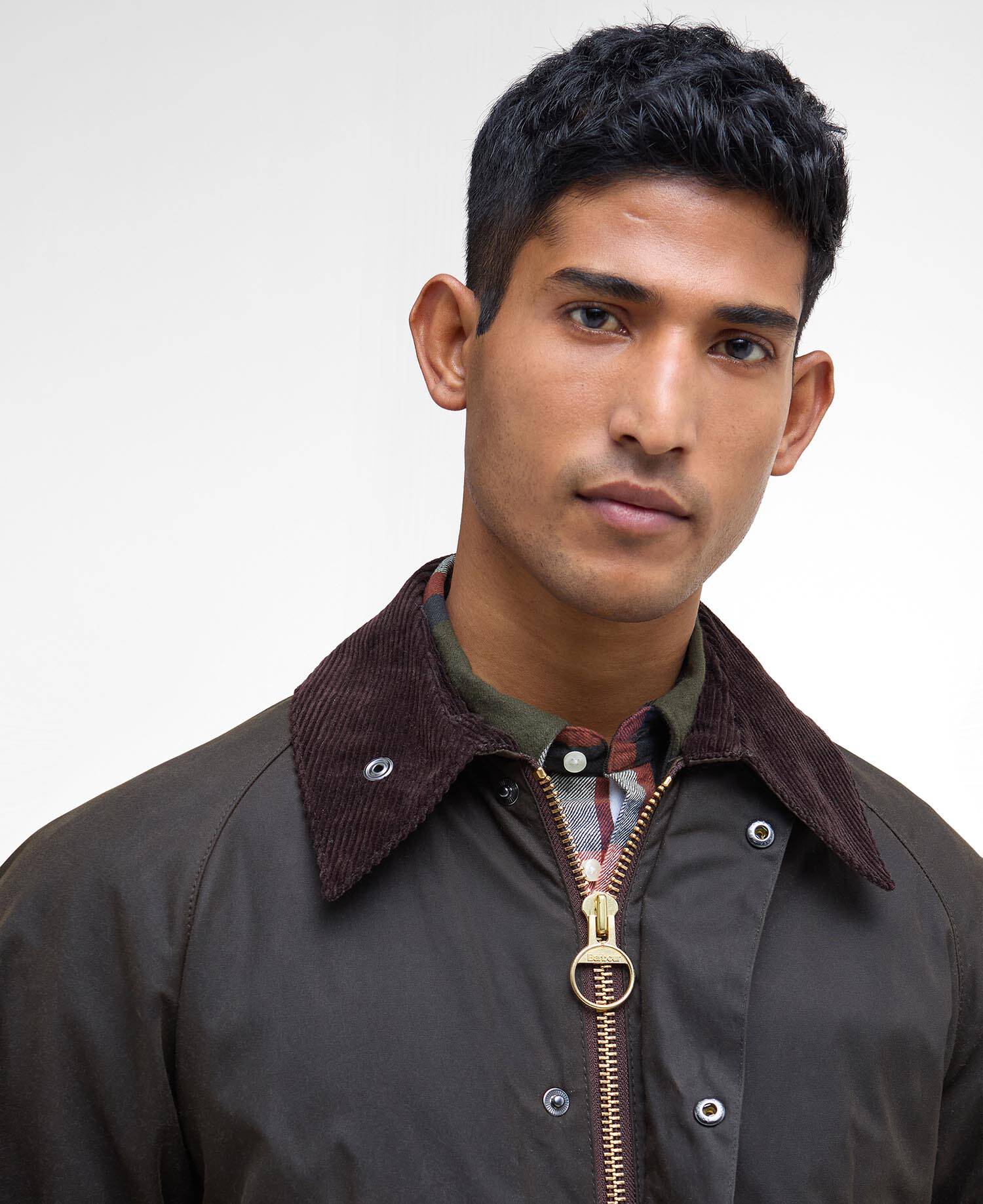 Barbour Classic Bedale Wax Jacket In Classic Dark Olive