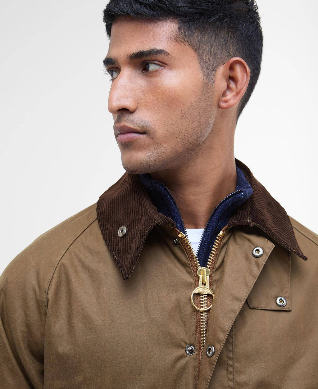 Barbour Classic Bedale Wax Jacket In Bark