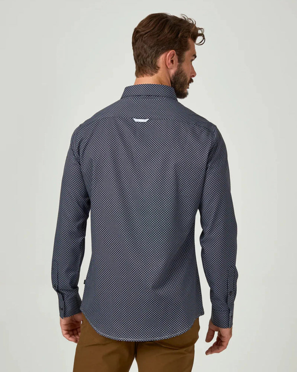 7 Diamonds Porto Long Sleeve Shirt In Black