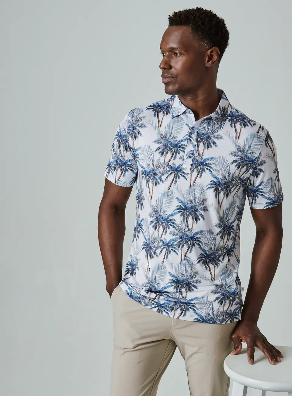 7 Diamonds Provo Polo In Navy