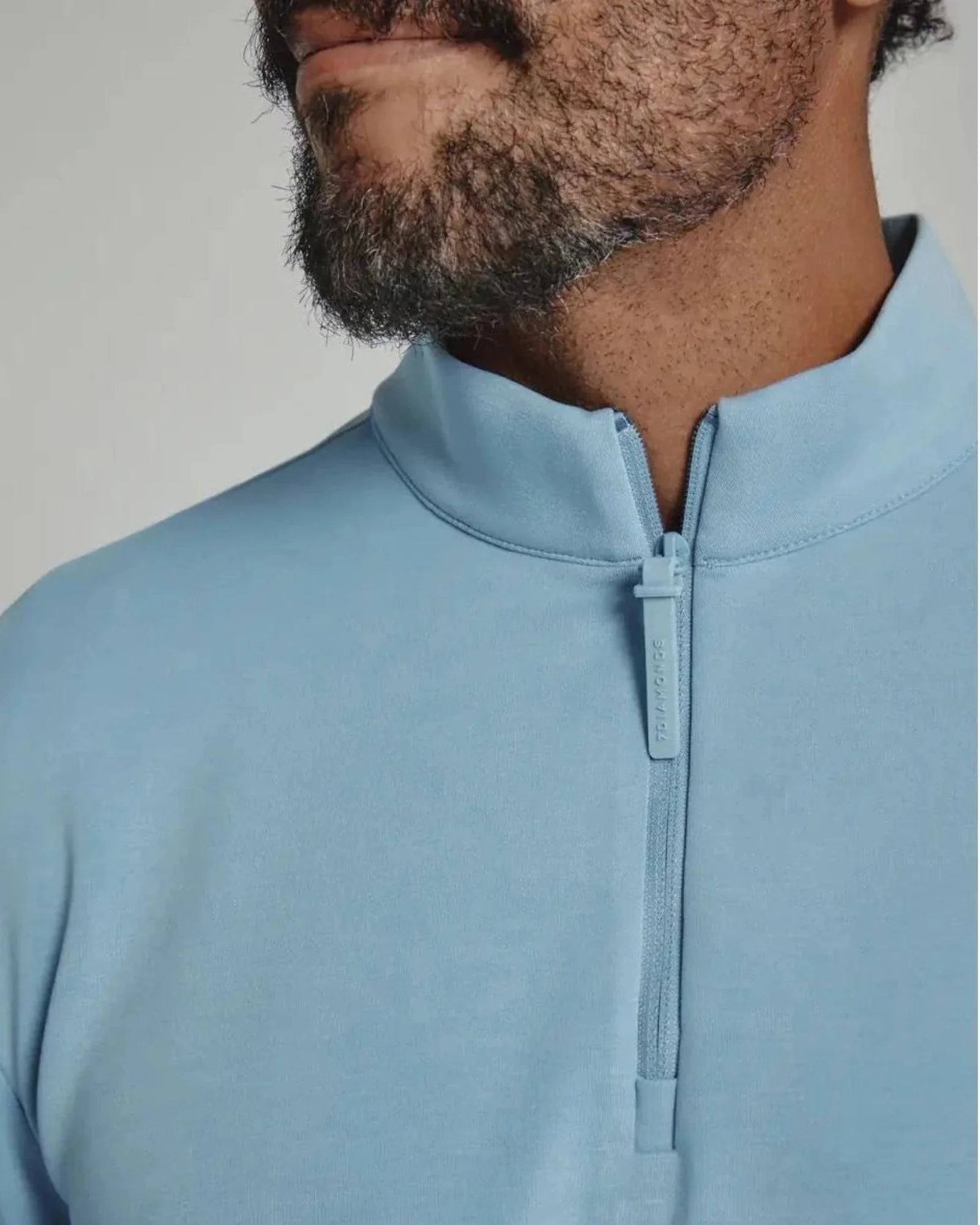 -Rainwater's -7 Diamonds - Knit Shirt - 7 Diamonds Rev Quarter Zip, 1/4 Zip Pullover In Blue -
