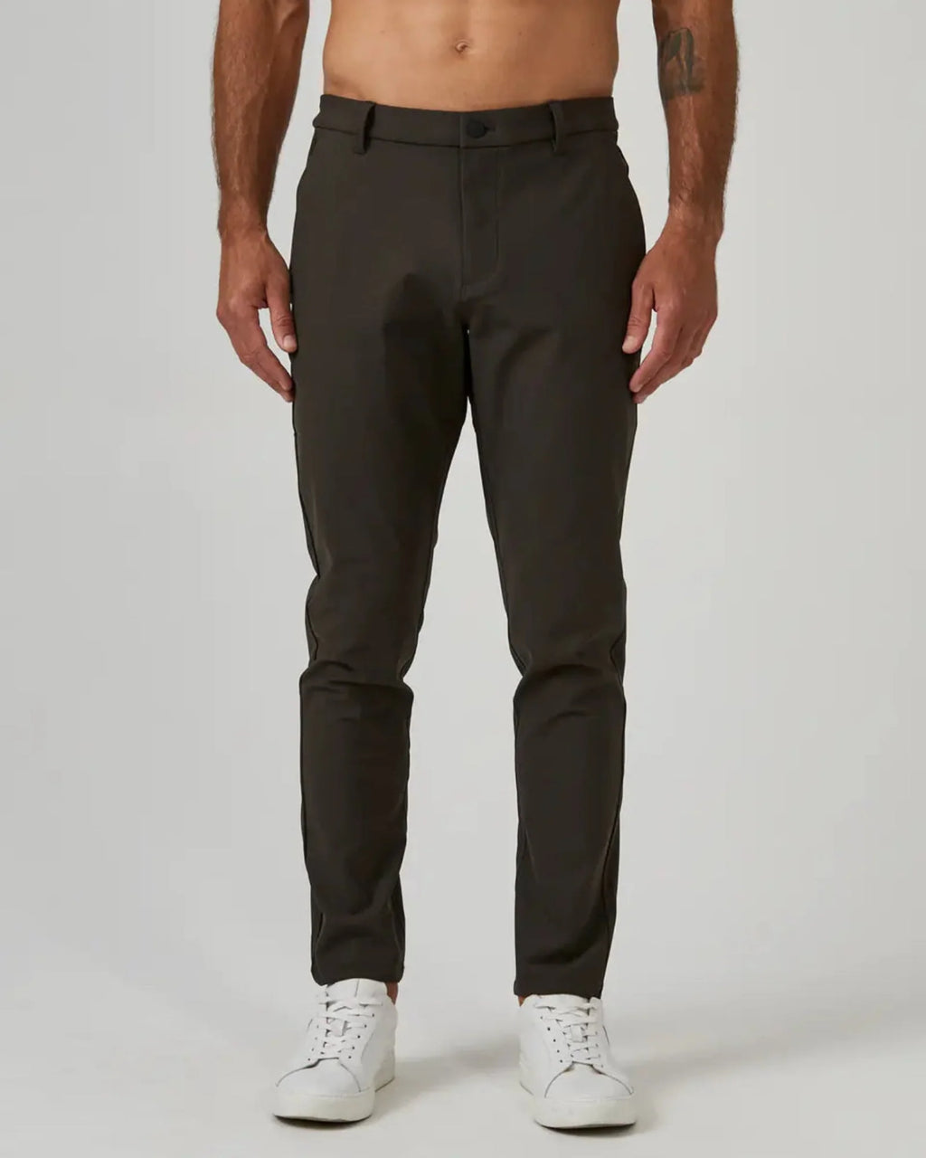 7 Diamonds Infinity Chino Slim Fit In Olive
