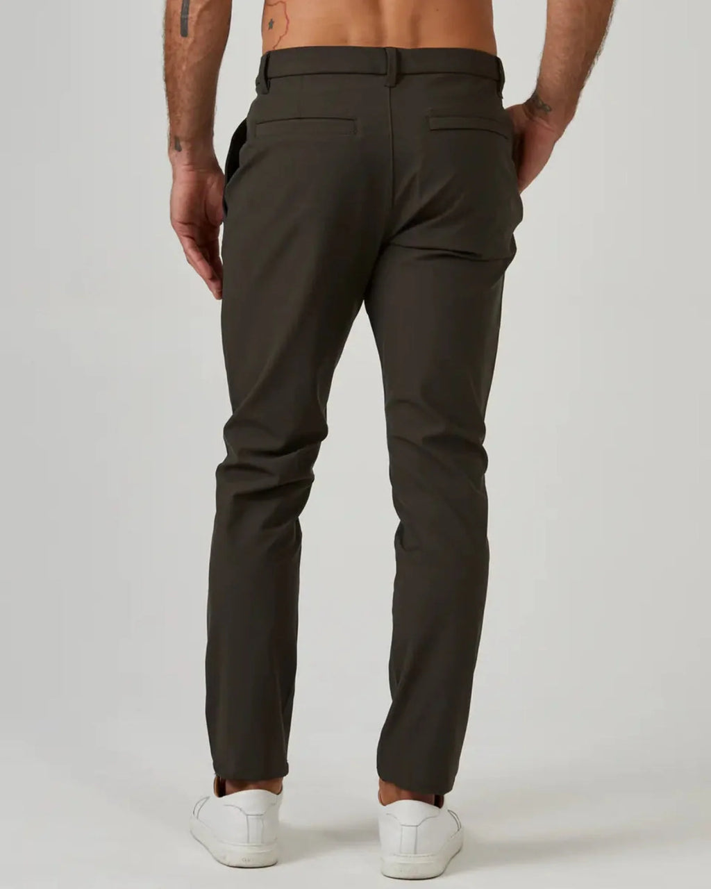 7 Diamonds Infinity Chino Slim Fit In Olive