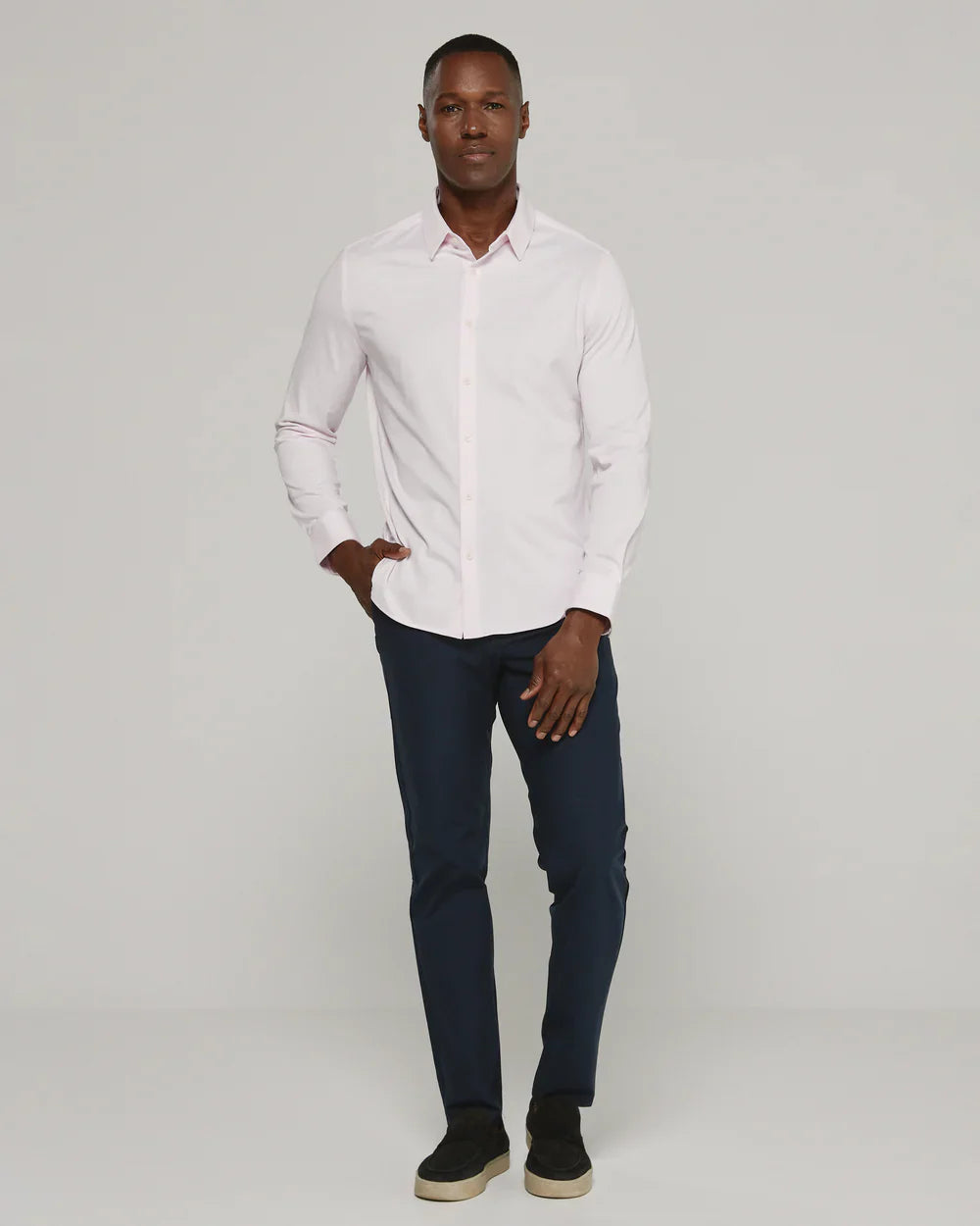 7 Diamonds Infinity Chino Athletic Fit In Navy