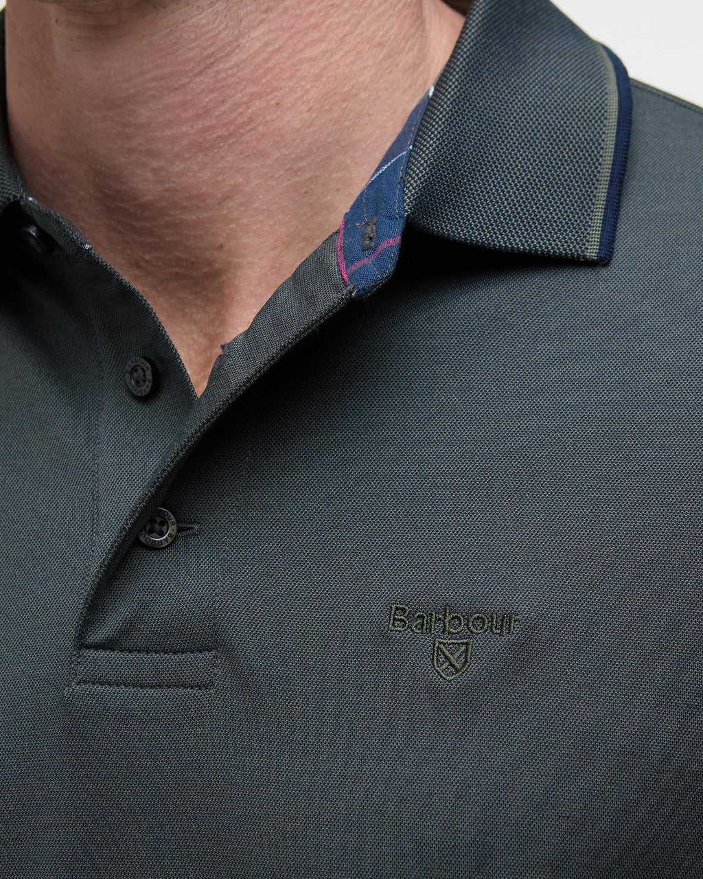 Barbour Heydon Tech Polo In Olive