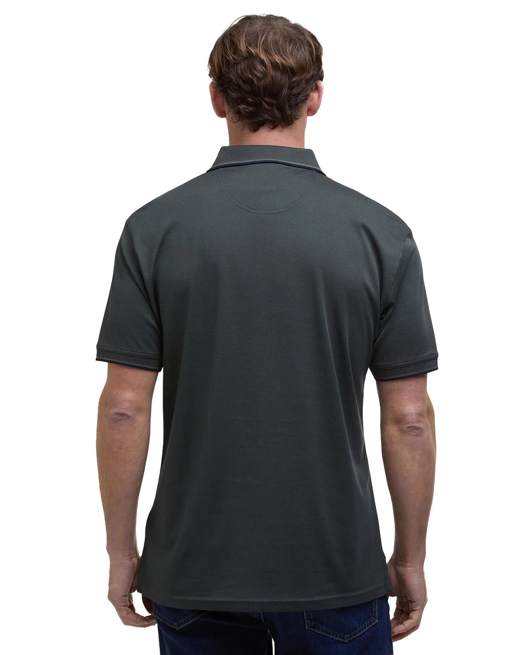 Barbour Heydon Tech Polo In Olive