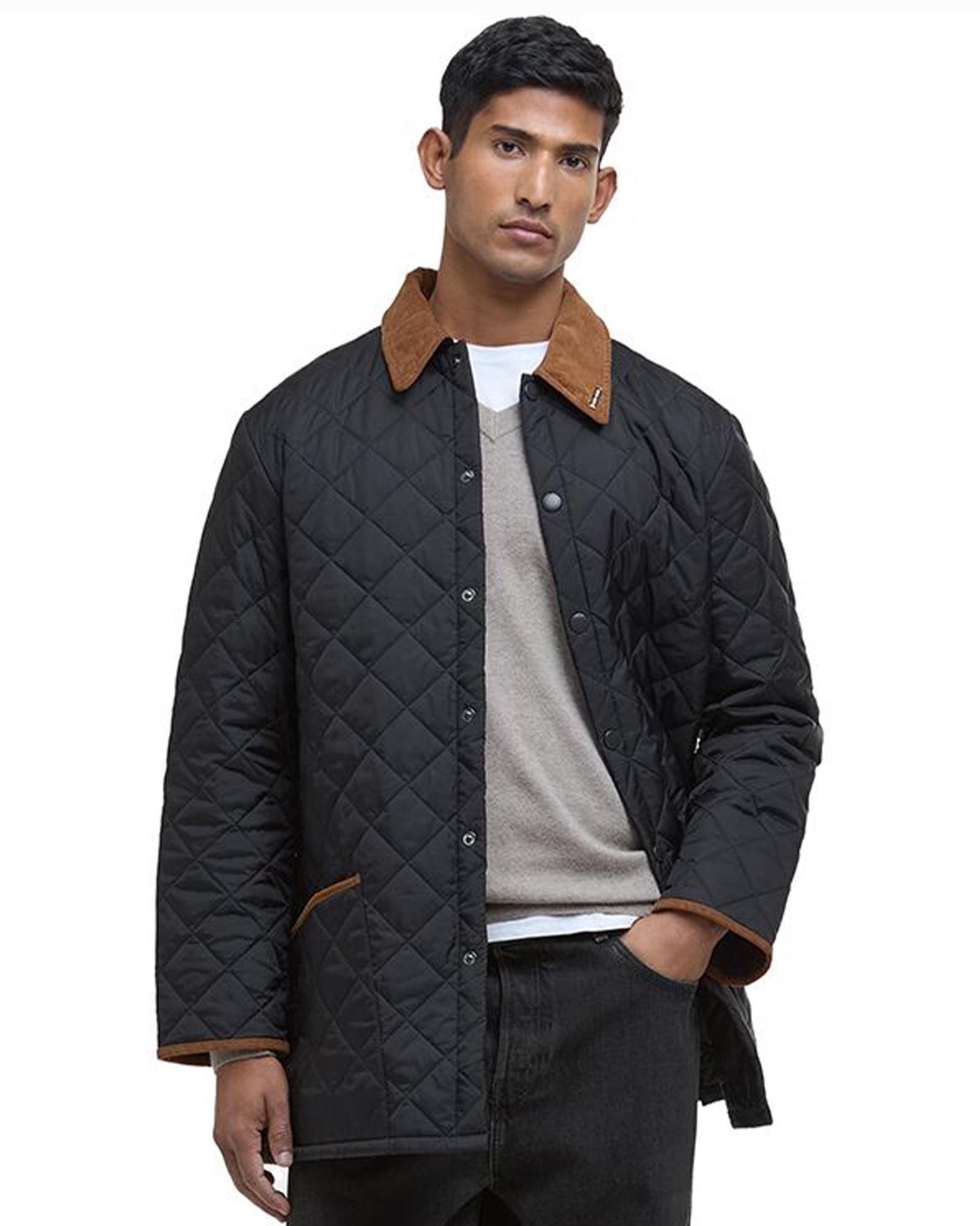 Barbour Liddesdale 30th Anniversary Quilted Jacket In Navy