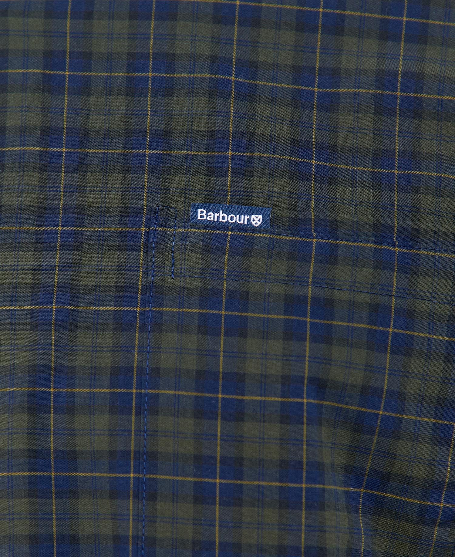 Barbour Lomond Tailored Buttondown Collar Shirt in Olive Night