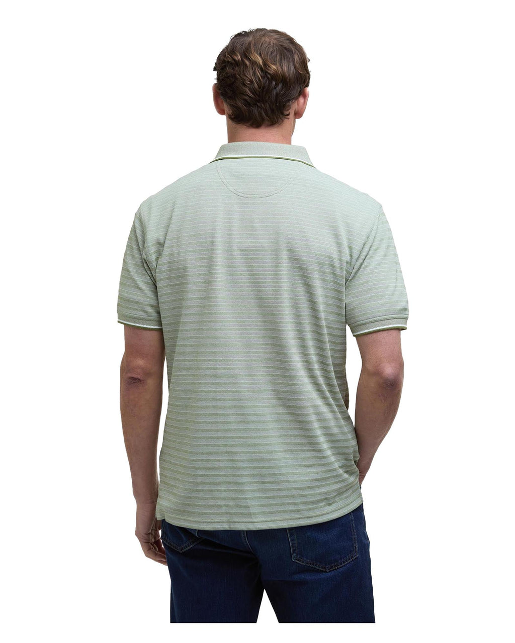 Barbour Taverham Polo In Pine Green