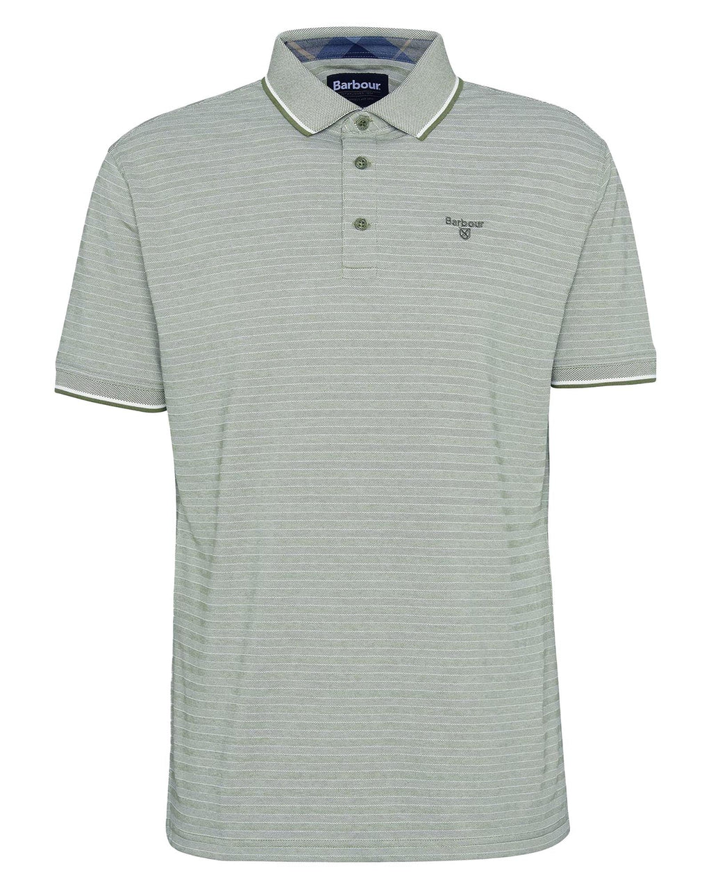 Barbour Taverham Polo In Pine Green