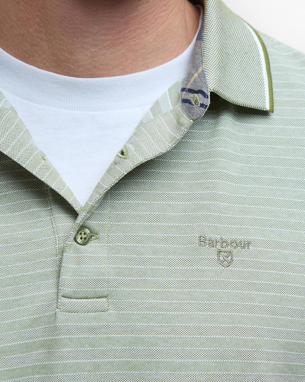 Barbour Taverham Polo In Pine Green