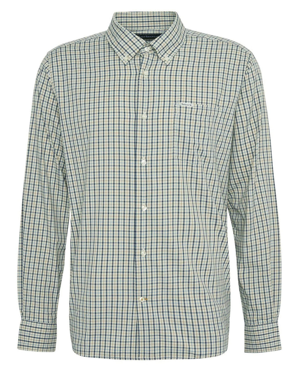 Barbour Teesdale Tailored Performance Button-Down Shirt in Green